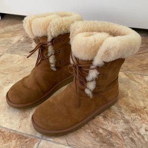 ❄️ Lace Up Sheepskin Uggs